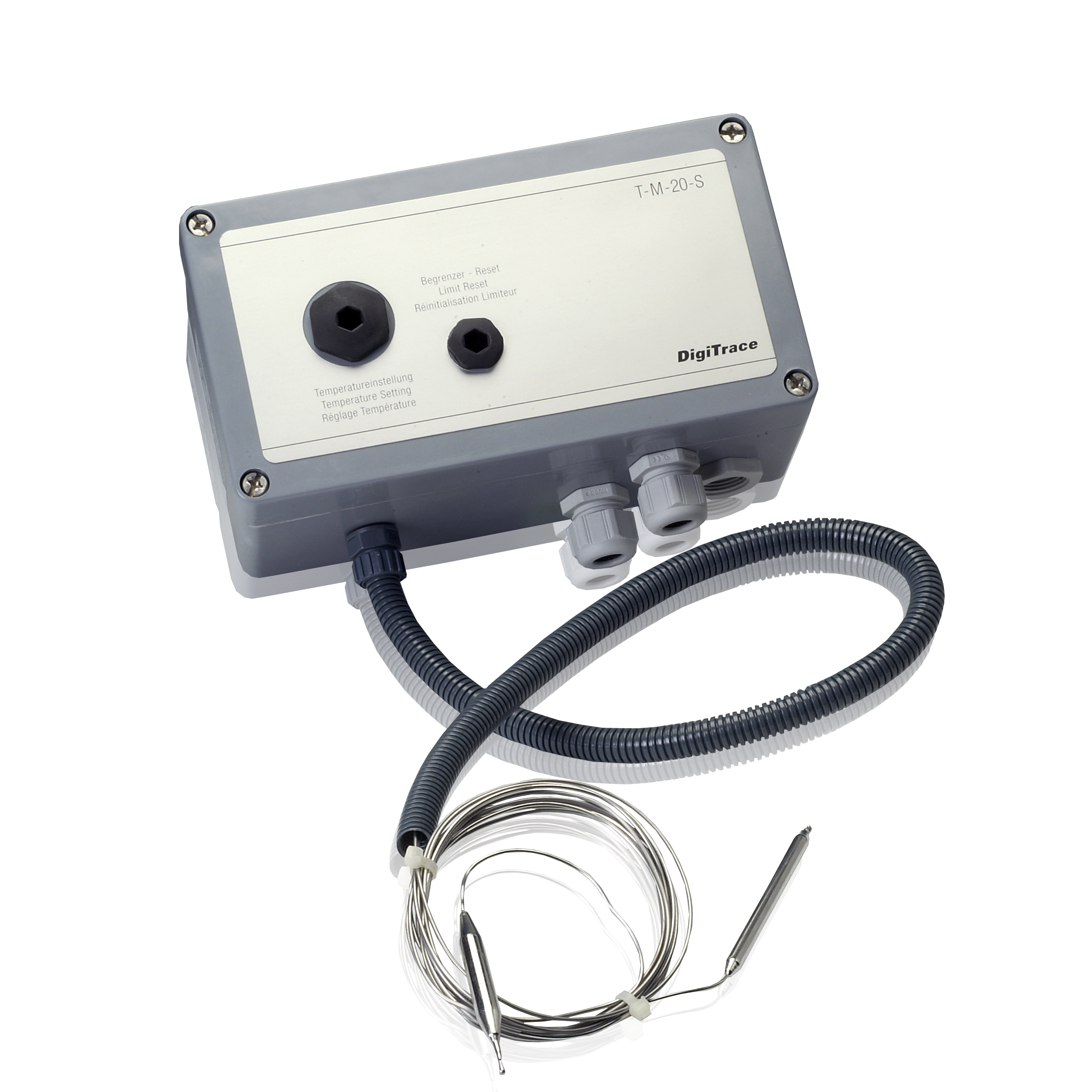 Kapillarrohrthermostat T-M-20-S mit Begrenzer Kapillarrohrthermostat T-M-20-S mit Begrenzer
