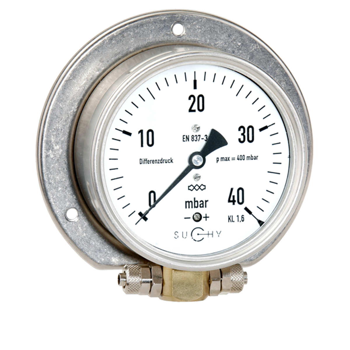 Differenzdruckmanometer mit Kapselfedermessglied