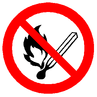 Verbotsschilder Verbotsschilder