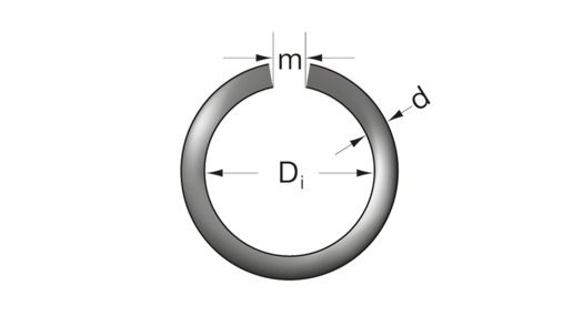 Sprengring DIN 7993 für Wellen