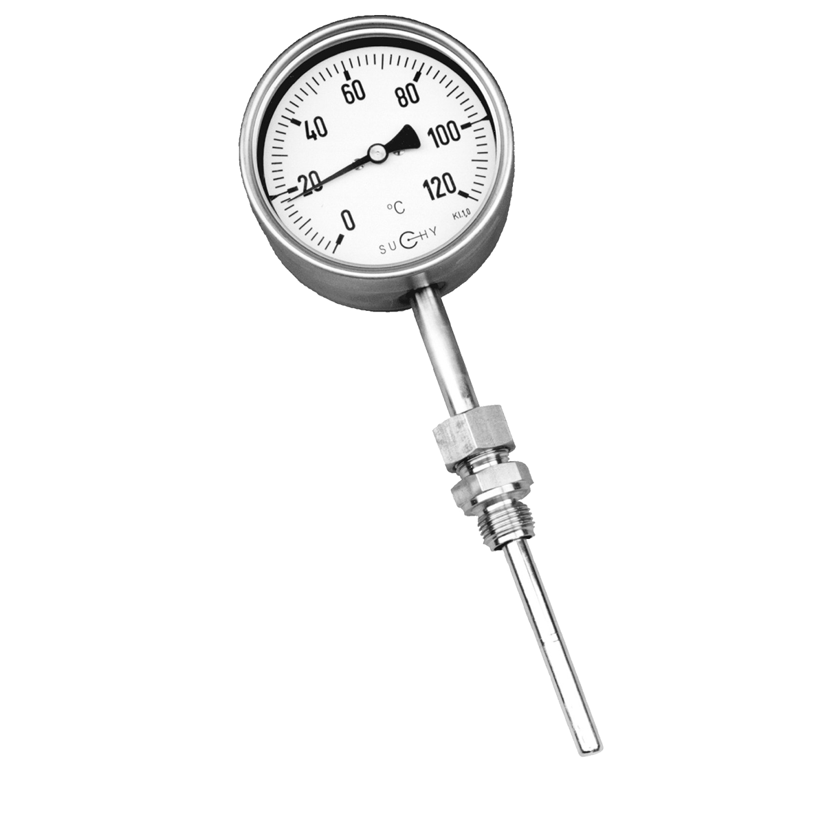 Thermomoeter aus Edelstahl