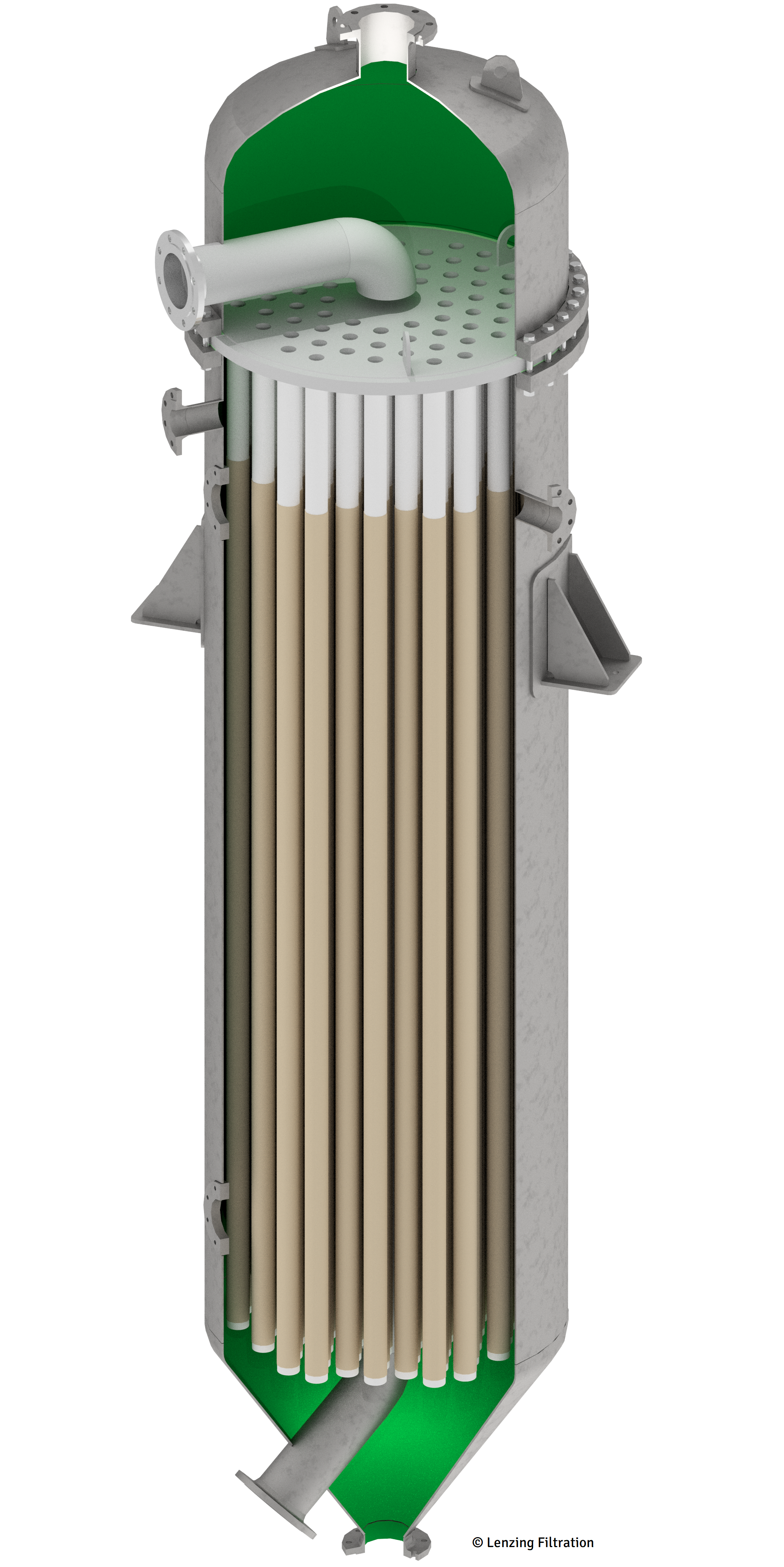 Anschwemmfilter Typ CakeFil mit Nassaustrag Anschwemmfilter Typ CakeFil mit Nassaustrag