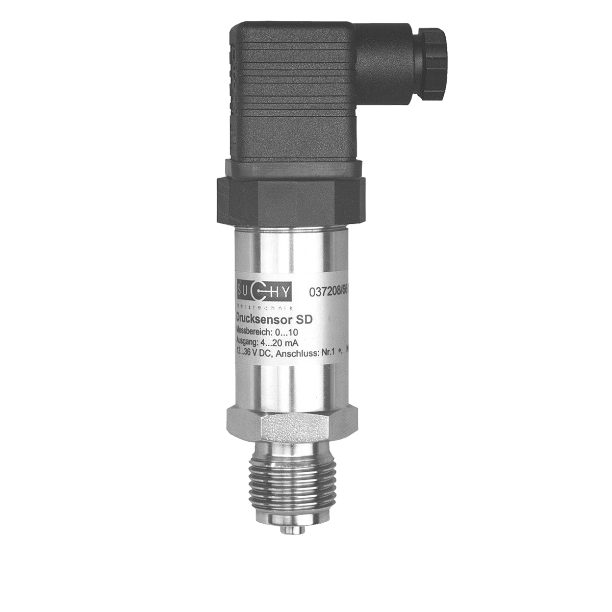 Drucksensor mit innenliegender Membran Drucksensor mit innenliegender Membran