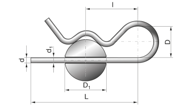 Federstecker einfach