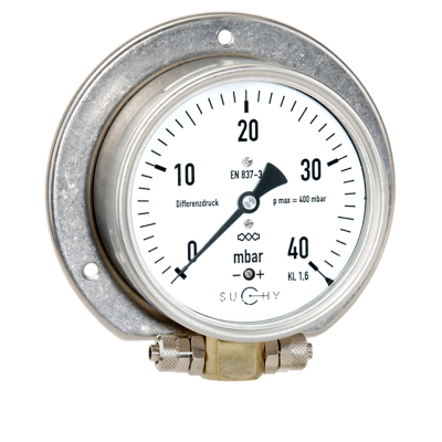 Differenzdruckmanometer mit Kapselfedermessglied