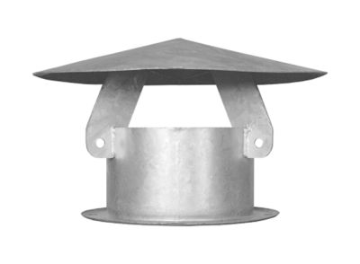 Regenhaube für Flanschrohrbau
