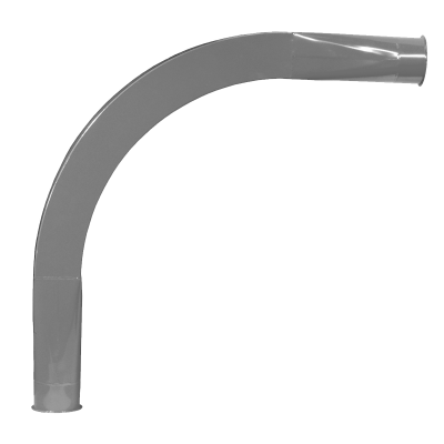 Verschleißhemmender Bogen R=5D, 90°