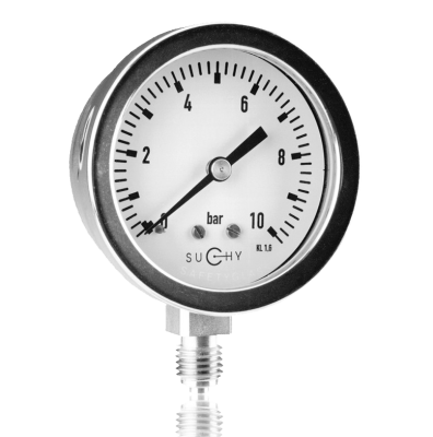 Edelstahl-Rohrfedermanometer